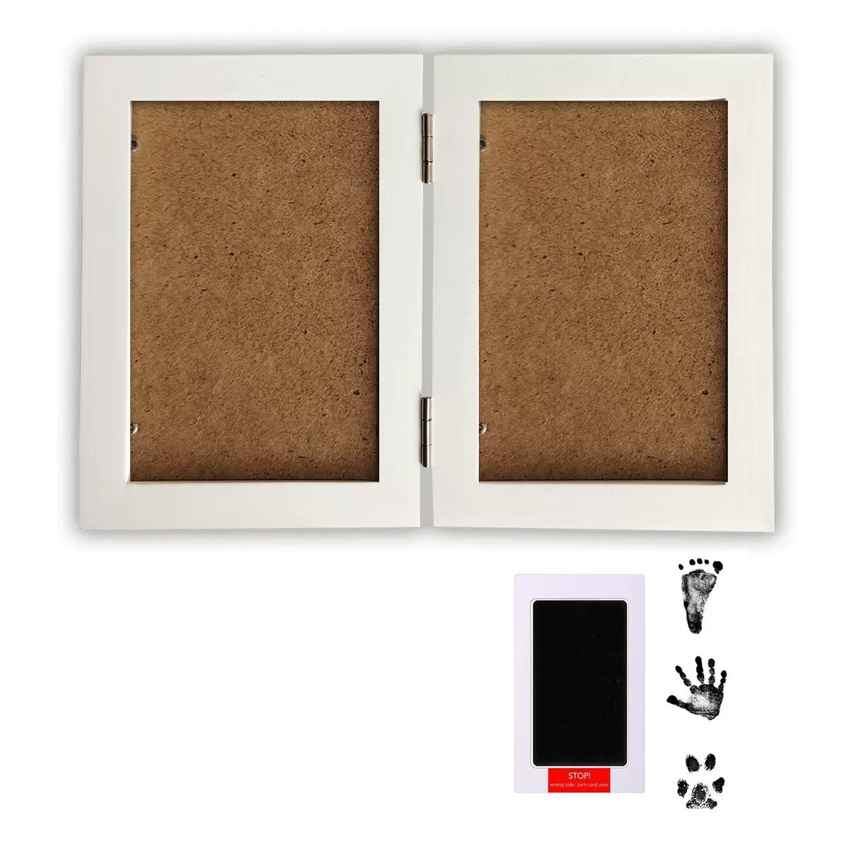 Folding ink-printed photo frame